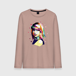 Мужской лонгслив Taylor Swift Art