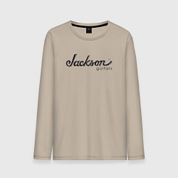 Лонгслив хлопковый мужской Jackson Guitars, цвет: миндальный