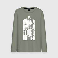 Мужской лонгслив Talk Whovian To Me