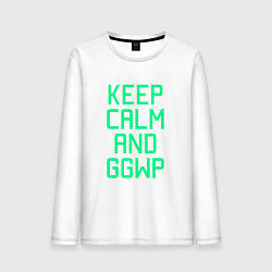 Мужской лонгслив Keep Calm & GGWP