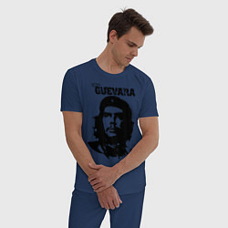 Пижама хлопковая мужская Che Guevara цвета тёмно-синий — фото 2