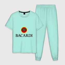 Пижама хлопковая мужская Bacardi цвета мятный — фото 1