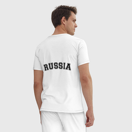 Мужская пижама Russia Boxing Team / Белый – фото 4