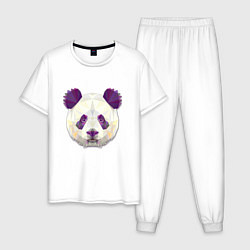 Мужская пижама Полигональная панда