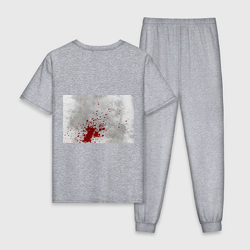 Мужская пижама Walking Dead: Deryl Dixon / Меланж – фото 2