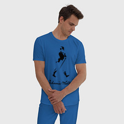 Пижама хлопковая мужская Johnnie Walker цвета синий — фото 2