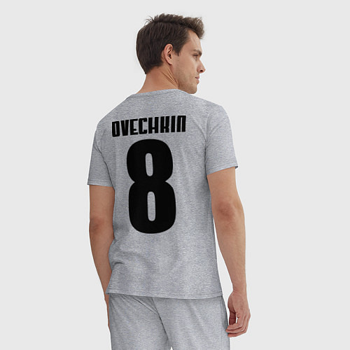 Мужская пижама Washington Capitals: Ovechkin / Меланж – фото 4