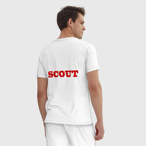 Мужская пижама TF2: Scout / Белый – фото 4