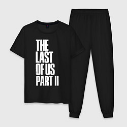 Пижама хлопковая мужская The Last of Us: Part II, цвет: черный