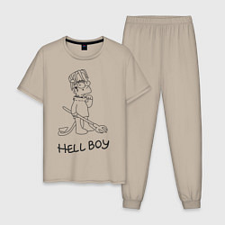 Мужская пижама Bart: Hell Boy