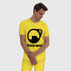 Пижама хлопковая мужская HL: Black mesa, цвет: желтый — фото 2