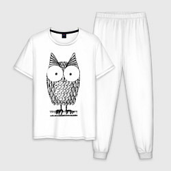 Мужская пижама Owl grafic