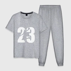 Пижама хлопковая мужская LeBron 23, цвет: меланж