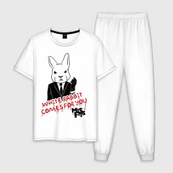 Мужская пижама Misfits: White rabbit