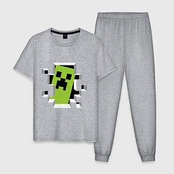Мужская пижама Crash Minecraft