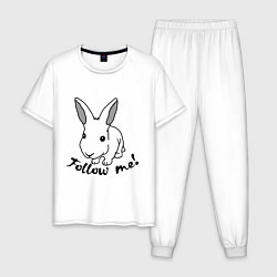 Мужская пижама Rabbit: follow me