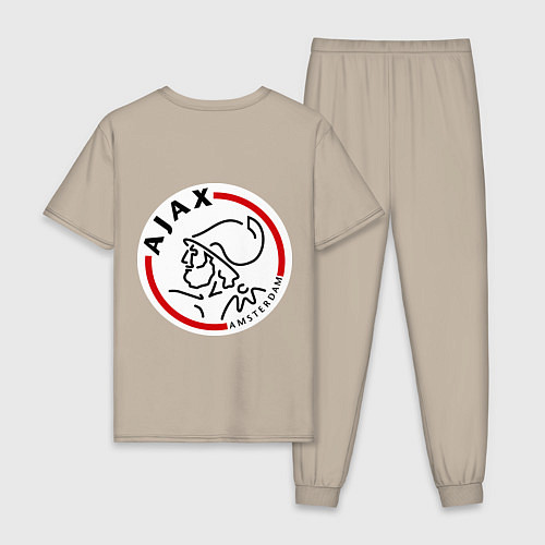 Мужская пижама Ajax FC / Миндальный – фото 2