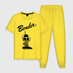 Мужская пижама Bender monochrome