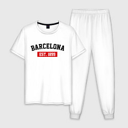 Мужская пижама FC Barcelona Est. 1899