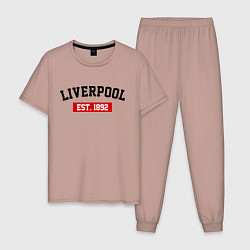 Мужская пижама FC Liverpool Est. 1892