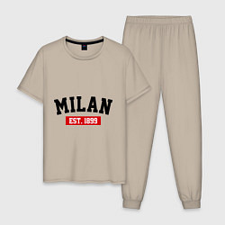 Мужская пижама FC Milan Est. 1899