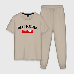 Мужская пижама FC Real Madrid Est. 1902