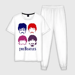 Мужская пижама The Beatles faces