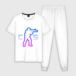 Мужская пижама CS - логотип с бойцом