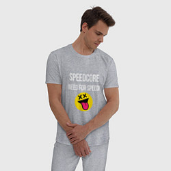 Пижама хлопковая мужская Speedcore, цвет: меланж — фото 2