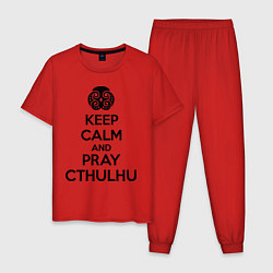 Мужская пижама Keep Calm & Pray Cthulhu