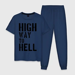 Мужская пижама High way to hell