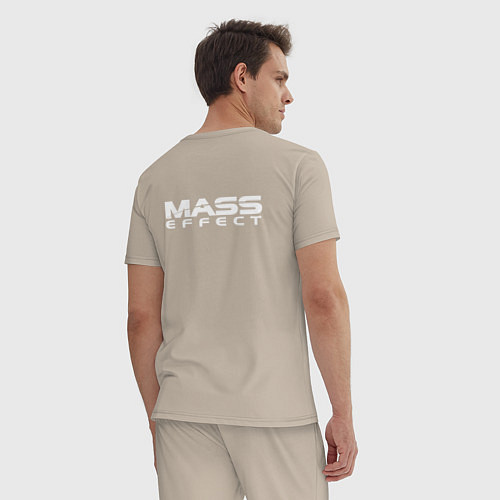 Мужская пижама Mass Effect N7 / Миндальный – фото 4