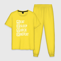 Мужская пижама Eat, Sleep, Apex, Repeat