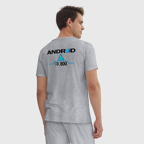 Мужская пижама RK800 CONNOR / Меланж – фото 4