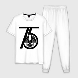 Пижама хлопковая мужская The Hunger Games 75 цвета белый — фото 1