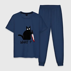 Мужская пижама What cat