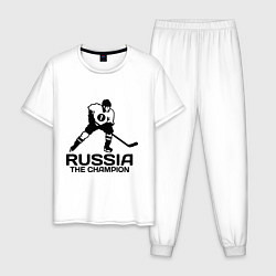 Мужская пижама Russia: Hockey Champion