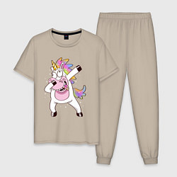 Мужская пижама Dabbing Unicorn