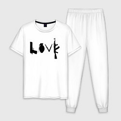 Мужская пижама Banksy LOVE