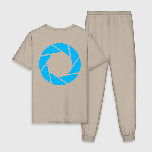 Мужская пижама Aperture Laboratorie / Миндальный – фото 2