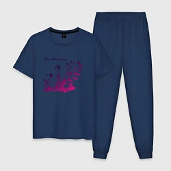 Пижама хлопковая мужская Three Days Grace, цвет: тёмно-синий