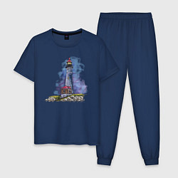 Мужская пижама Crisp Point Lighthouse
