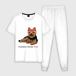 Мужская пижама Yorkshire terrier mom