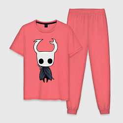 Пижама хлопковая мужская Рыцарь Hollow Knight, цвет: коралловый