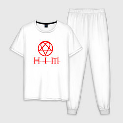 Мужская пижама HIM LOGO RED