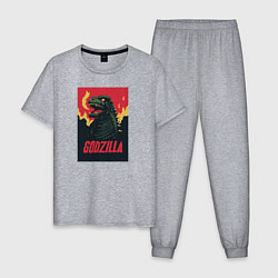 Мужская пижама Godzilla