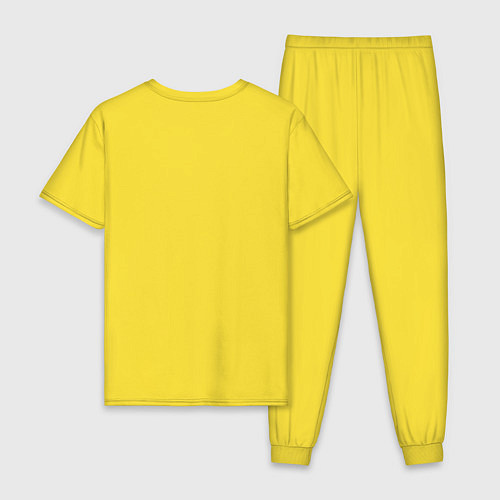 Мужская пижама Спящие суши / Желтый – фото 2