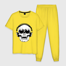 Мужская пижама Skull Music lover