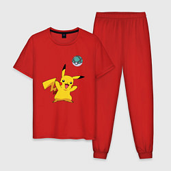 Мужская пижама Pokemon pikachu 1