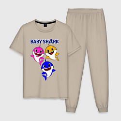 Мужская пижама Baby Shark